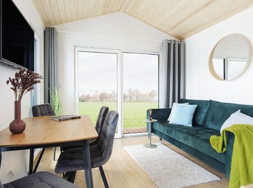 Kupsidomek přináší celoroční mobilní domy na klíč (včetně kuchyně a koupelny). Spojujeme moderní design, komfort a svobodu. Dům přivezeme a bydlet můžete prakticky v den doručení.
